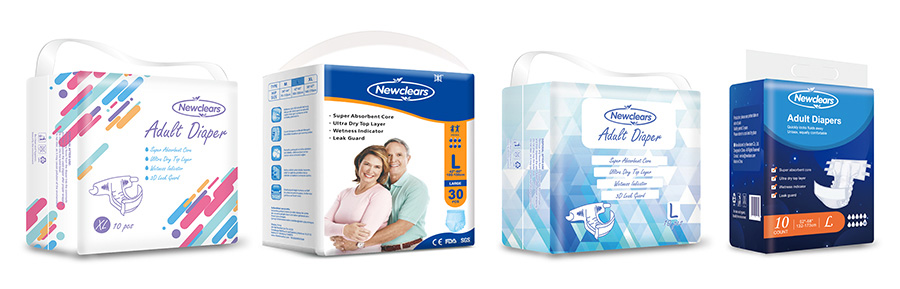 10 pcs/pack adult diapers