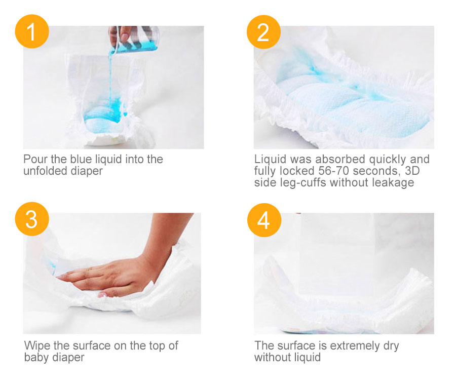 PE bag for baby diaper 