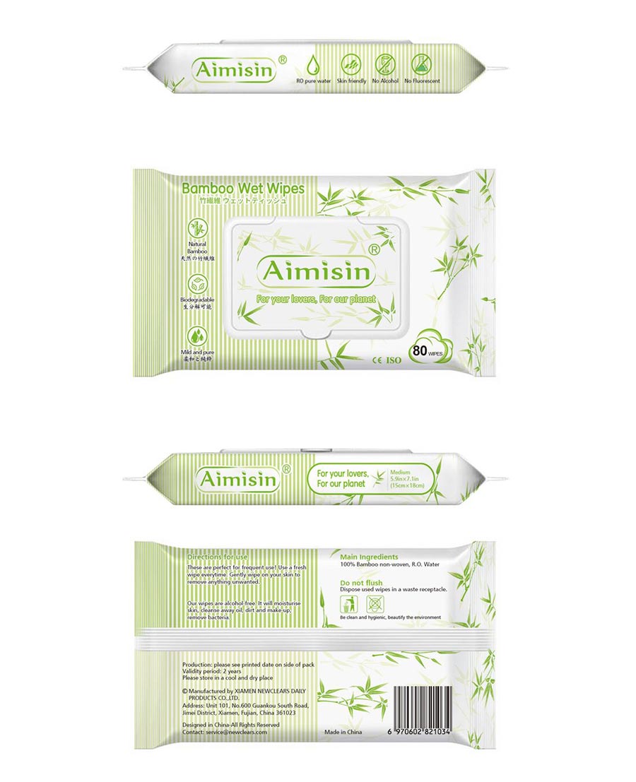 Aimisin Washable Reusable Bamboo Baby Wipes