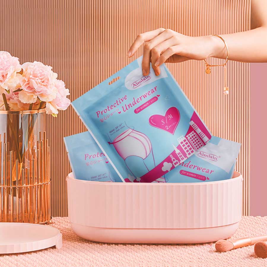 Aimixin 2pcs Disposable Period Pants