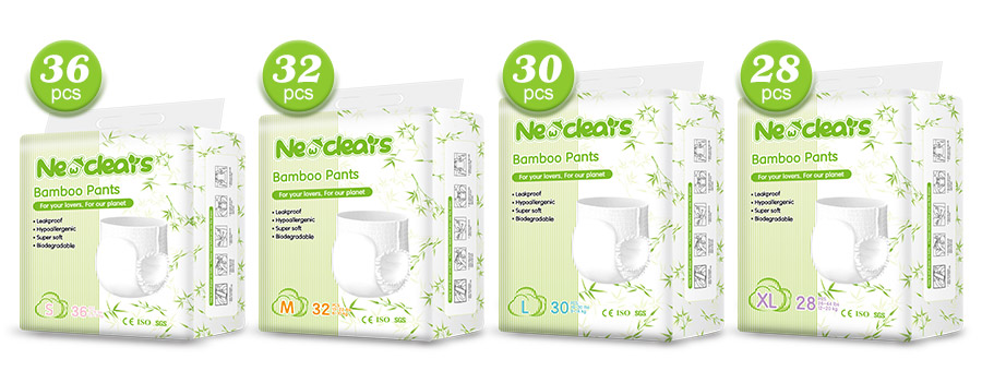 disposable compostable diaper pants